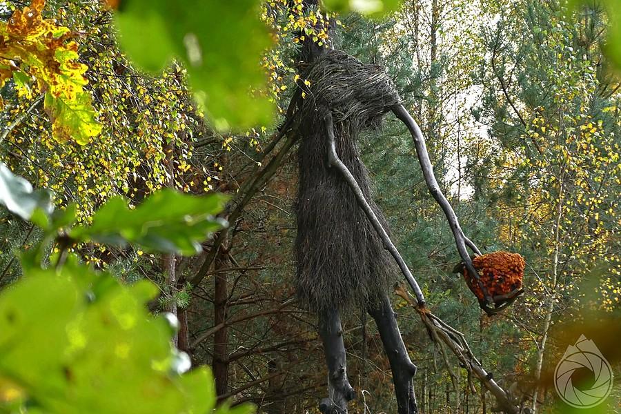 stwór leśny w jakiejś leśnej galerii na Kielecczyźnie