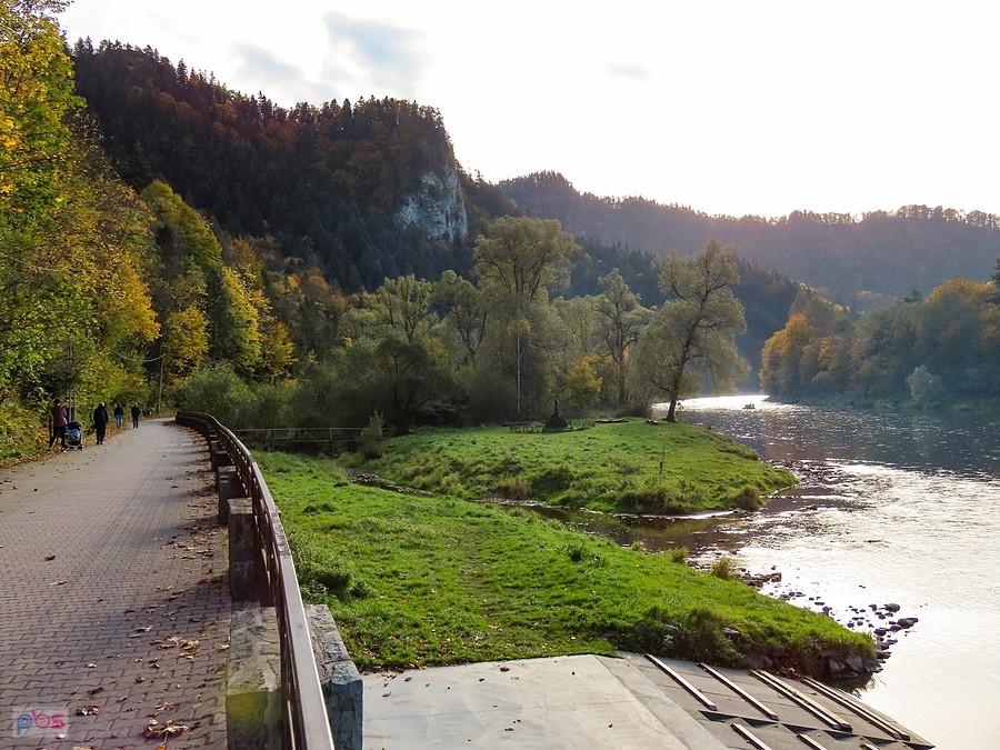 Droga Pienińska nad Dunajcem