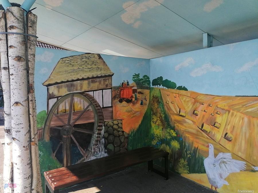Przystanek autobusowy w Gąsiorowicach