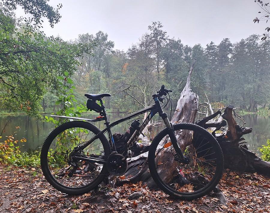 Rowerowy odpoczynek na Dębinie