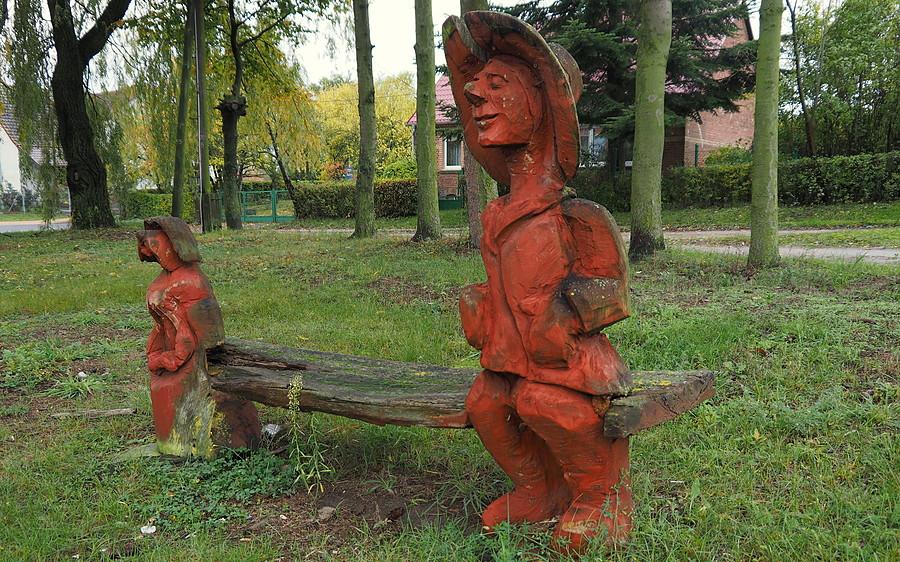 Na ławeczce w Lubikowie