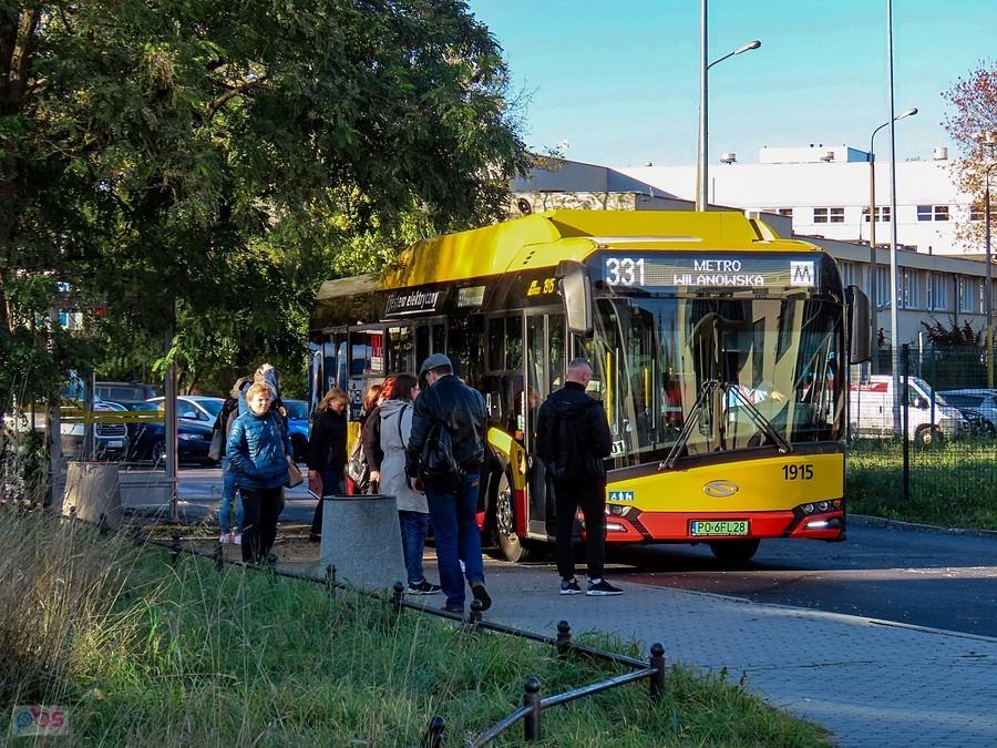 Elektryk na pętli na Wyczółkach