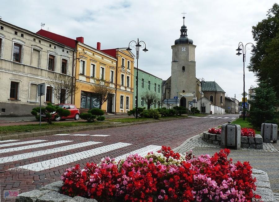 Na rynku w Woźnikach