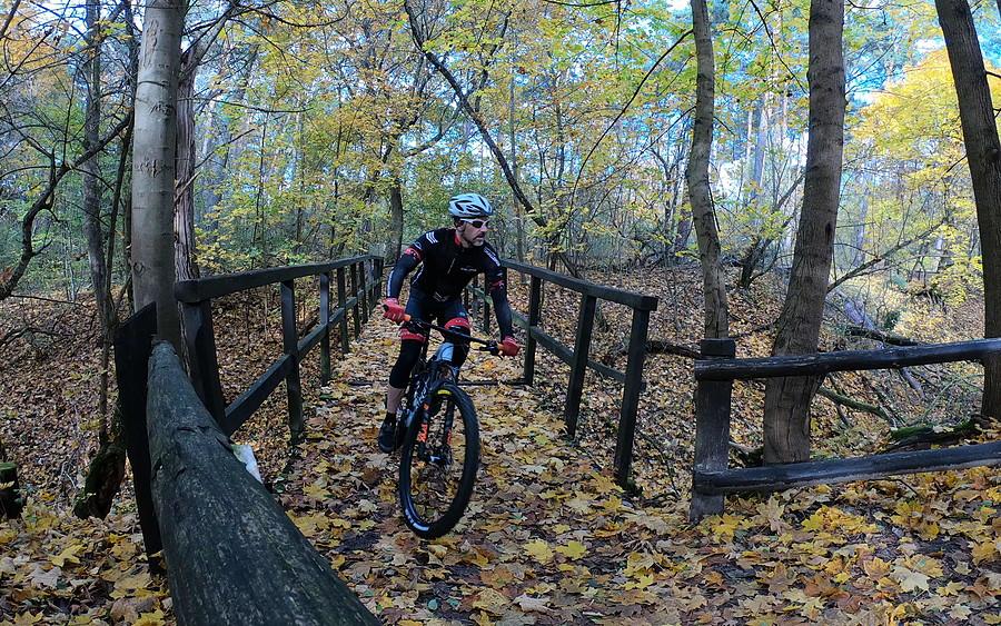 Jesienny MTB-owiec w akcji