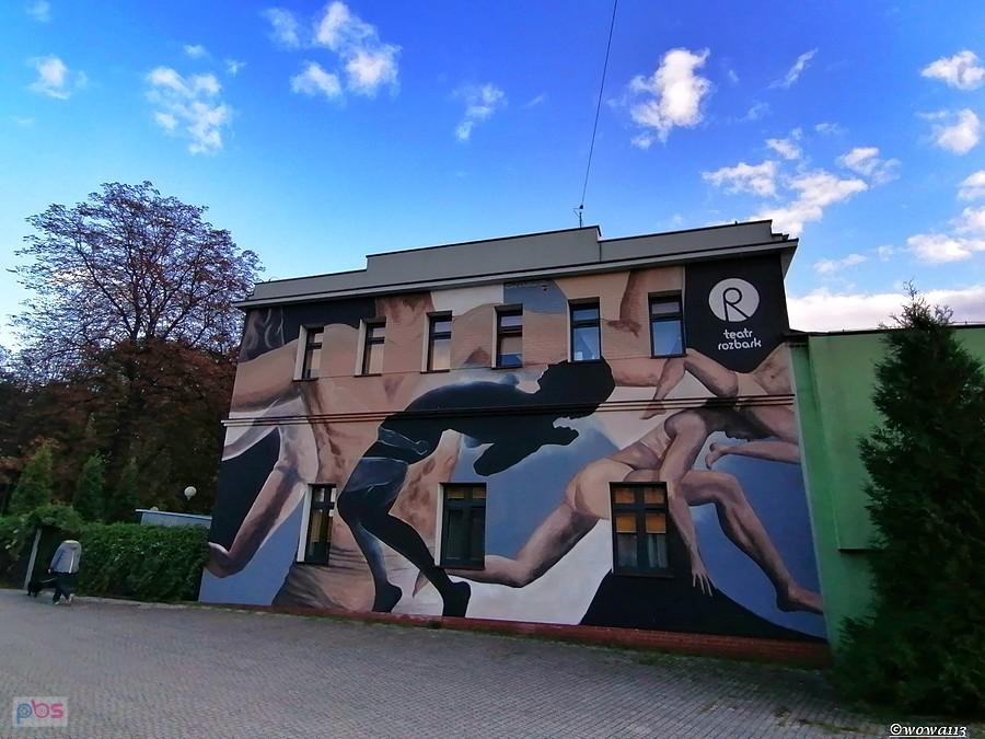 Mural w Bytomiu