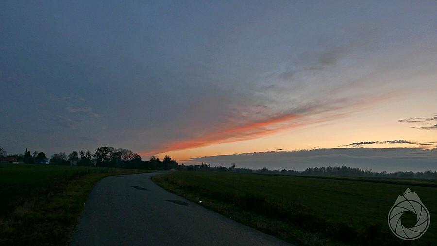 resztka słońca nad Zamościem