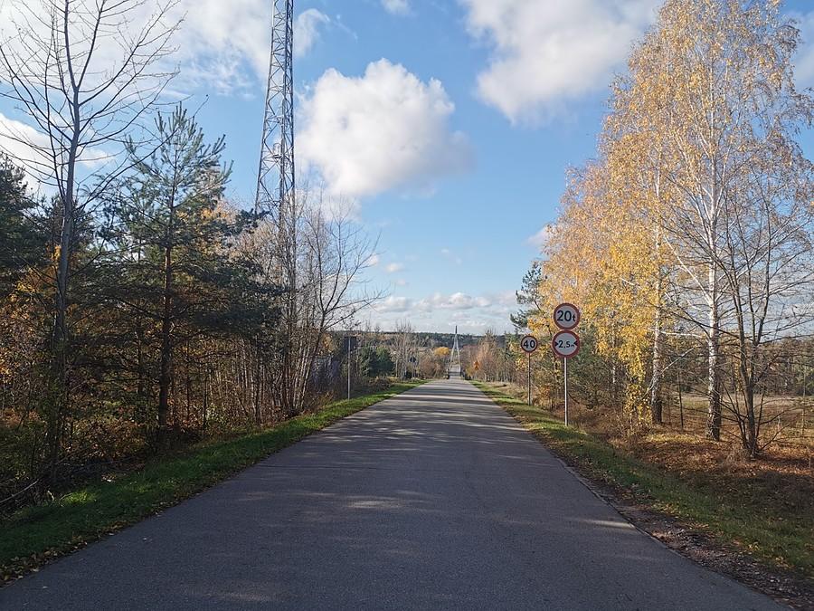 Zjazd do mostu w Goławicach