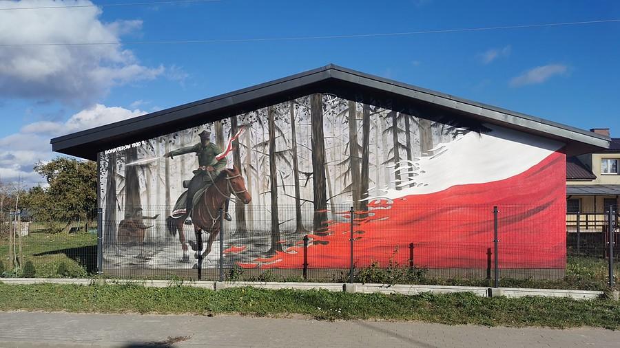 Mural w Borkowie