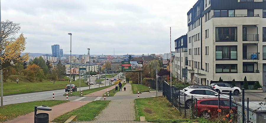 Szczecin - widok z ulicy Duńskiej.