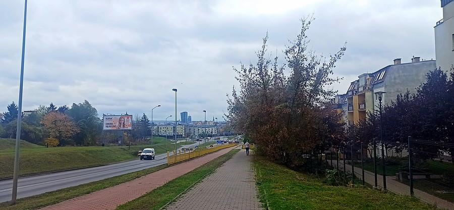 Widok z Duńskiej na Szczecin.