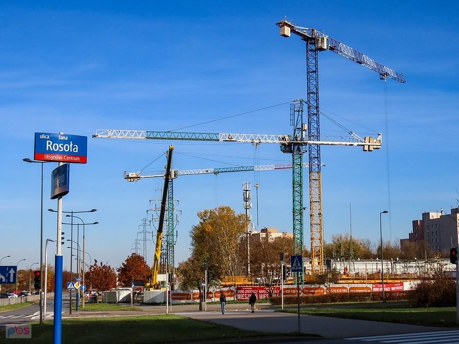 Budowa bloku mieszkalnego Ursynów #22