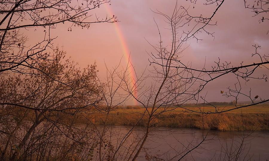 Listopadowa tęcza.