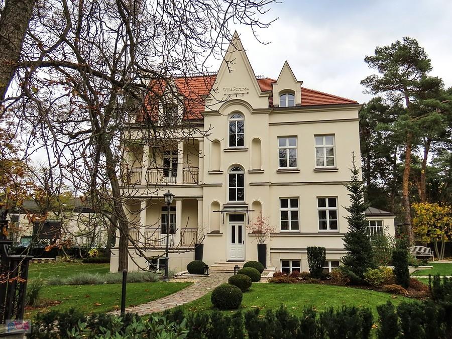 Elewacja frontowa willi Poranek