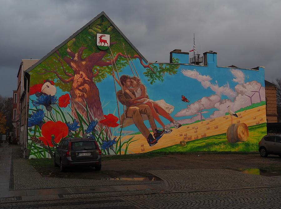Pierwszy mural w Rzepinie