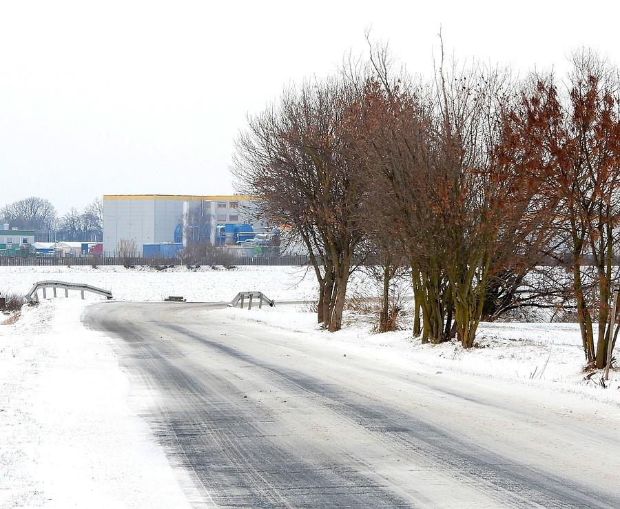 Lodowisko na drodze