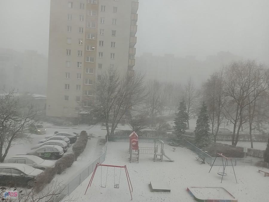 Minutę po wejściu do mieszkania zaczęła się burza śnieżna