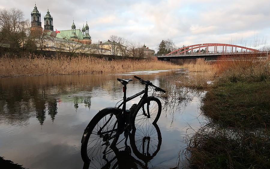 Napadało ostatnio sporo, że wody w Cybinie przybyło