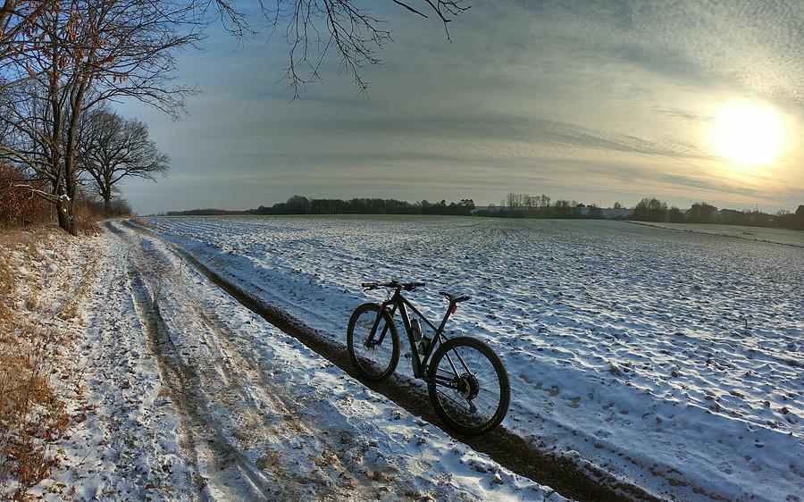 Trochę zimowo na podpoznańskim płaskowyżu