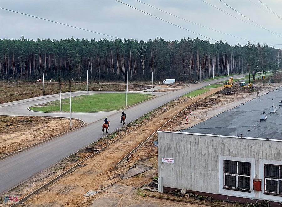 Częstochowa, modernizowane przedłużenie ul. Korfantego