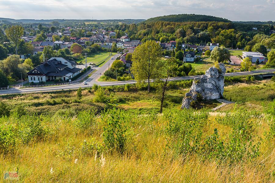 Mstów w powiecie częstochowskim - widok na zachód