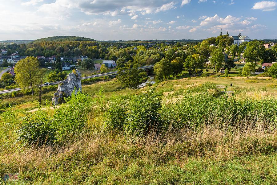 Mstów w powiecie częstochowskim - widok na północny zachód