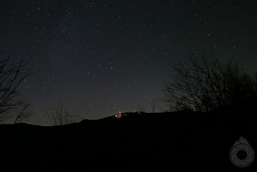 Galyatető nocą