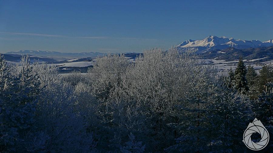 Tatry Niżne i Tatry Wysokie z sedla Vabec