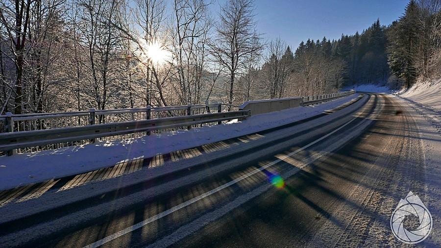 pierwsze promienie słońca nad Mniskiem nad Popradem