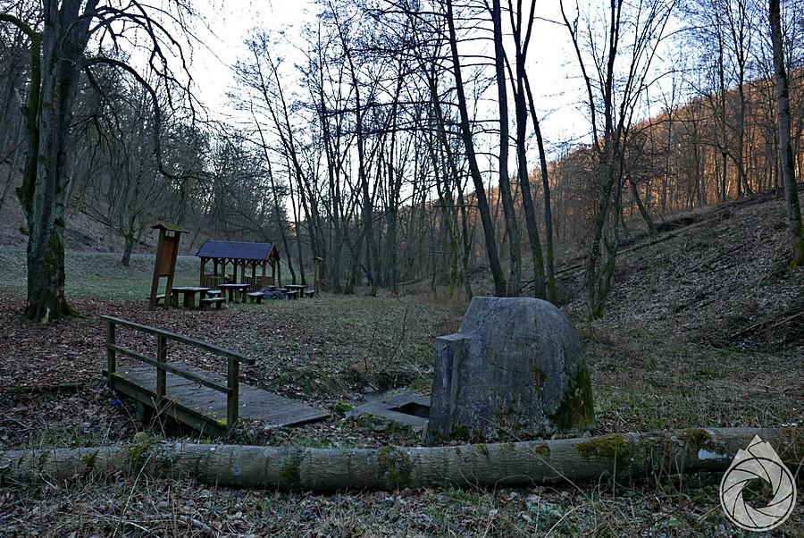źródełko i wiata z rana