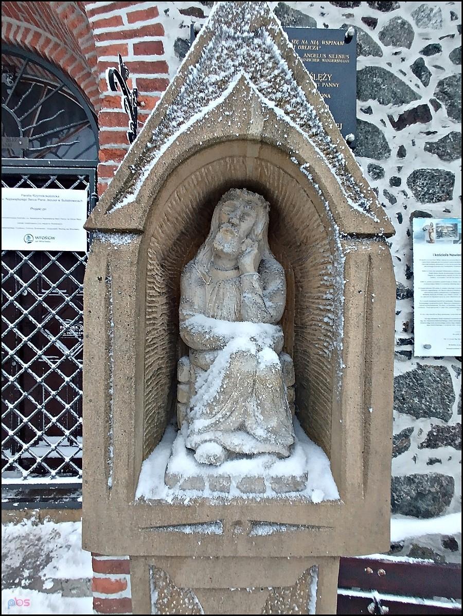 Jezus frasobliwy na Ślęży