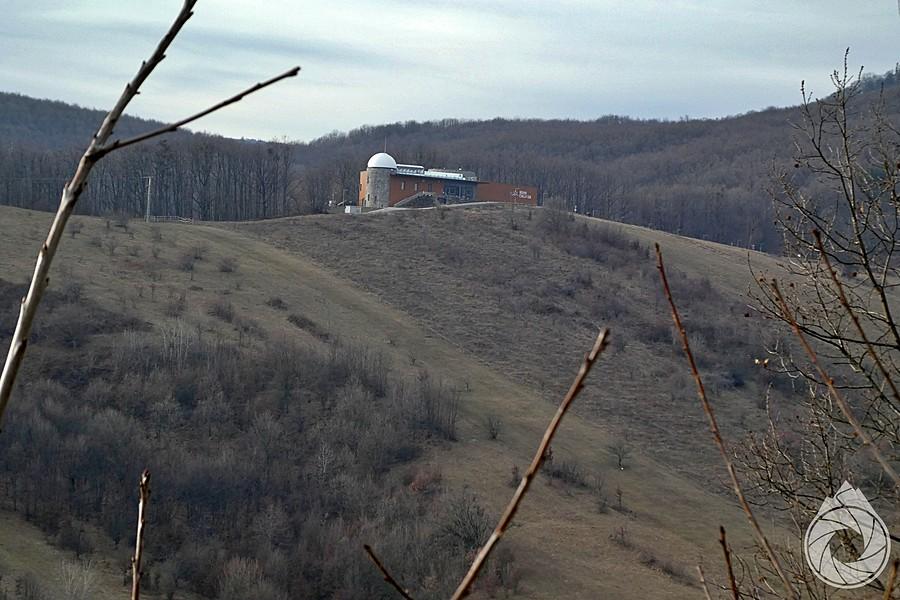 obserwatorium astro na szczycie Gór Bukowych