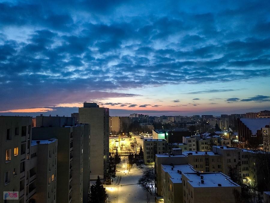 Styczniowe promienie brzasku