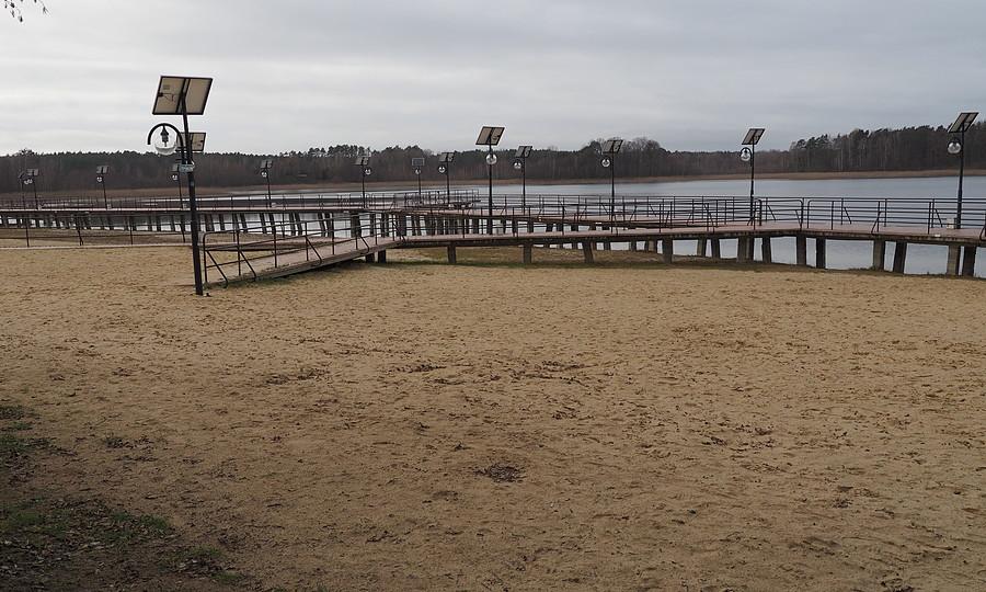 Plaża nad Głębokim
