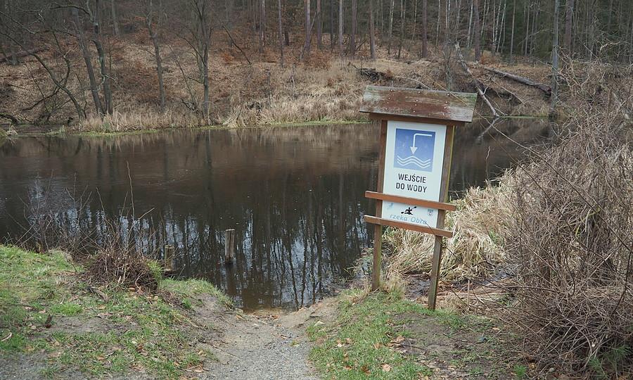 Zejście dla kajakarzy