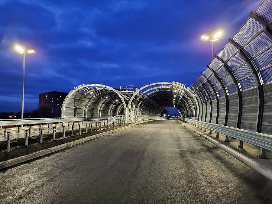 Estakada - cały remontowany odcinek DK1 przejechany