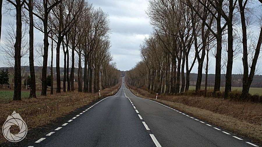 proooosta z podjazdem za Cybinką