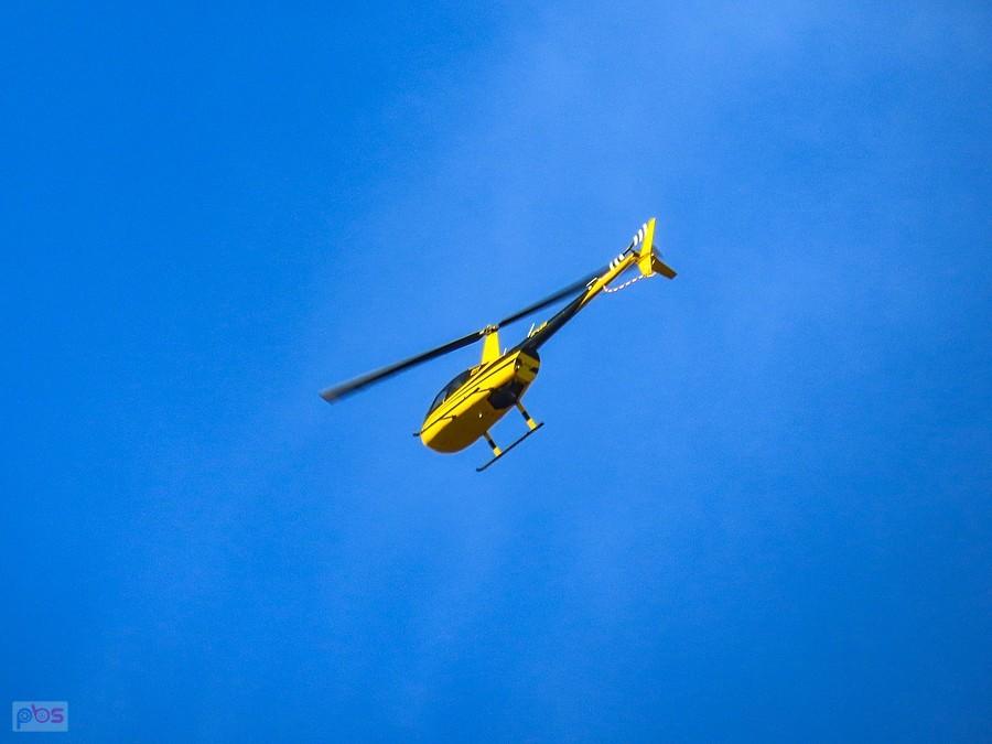 Robinson jak wielki szerszeń przeleciał nad głową