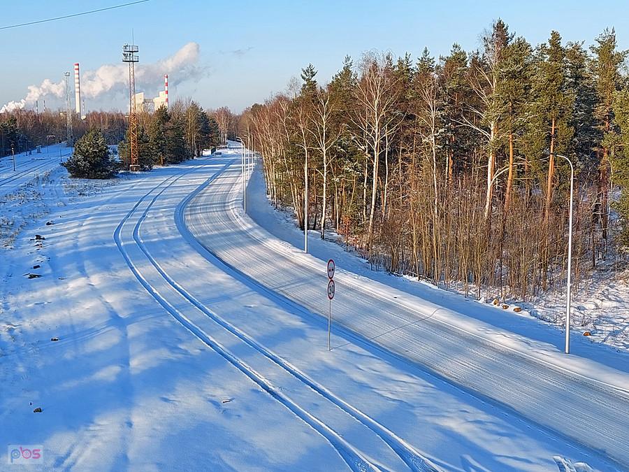 Częstochowa, po prawej przedłużenie ul. Korfantego
