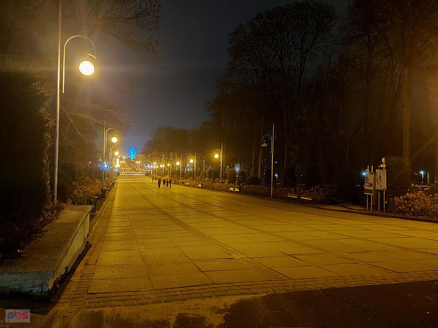 Widok spod Jasnej Góry w kierunku III Al. N.M.P.