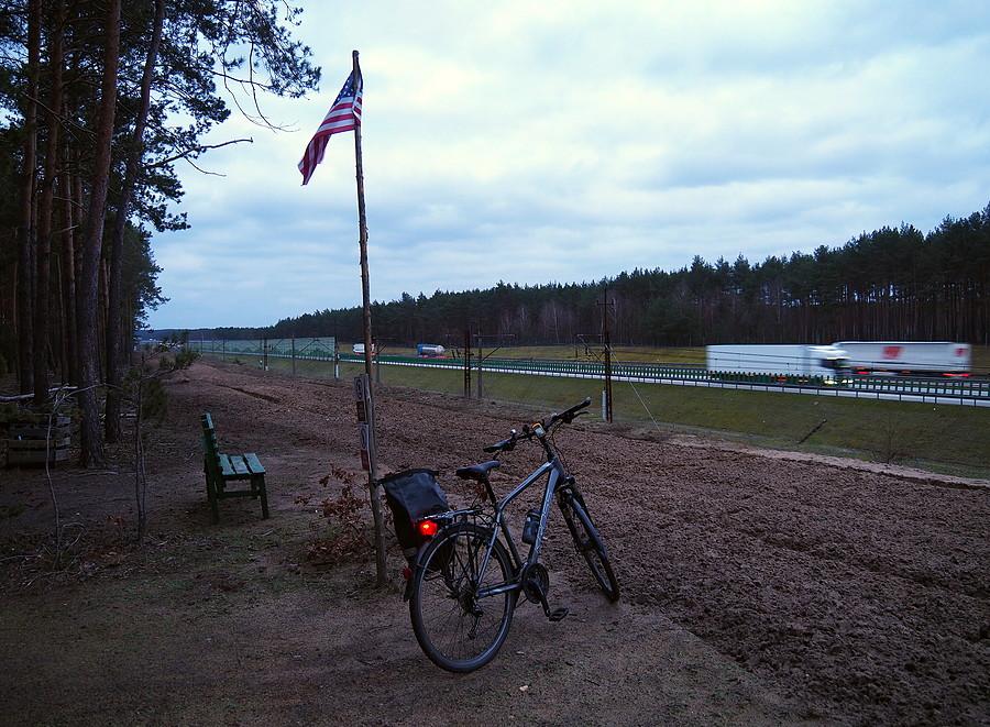 Alaska, widok na obwodnicę kolejową Rzepina i A2