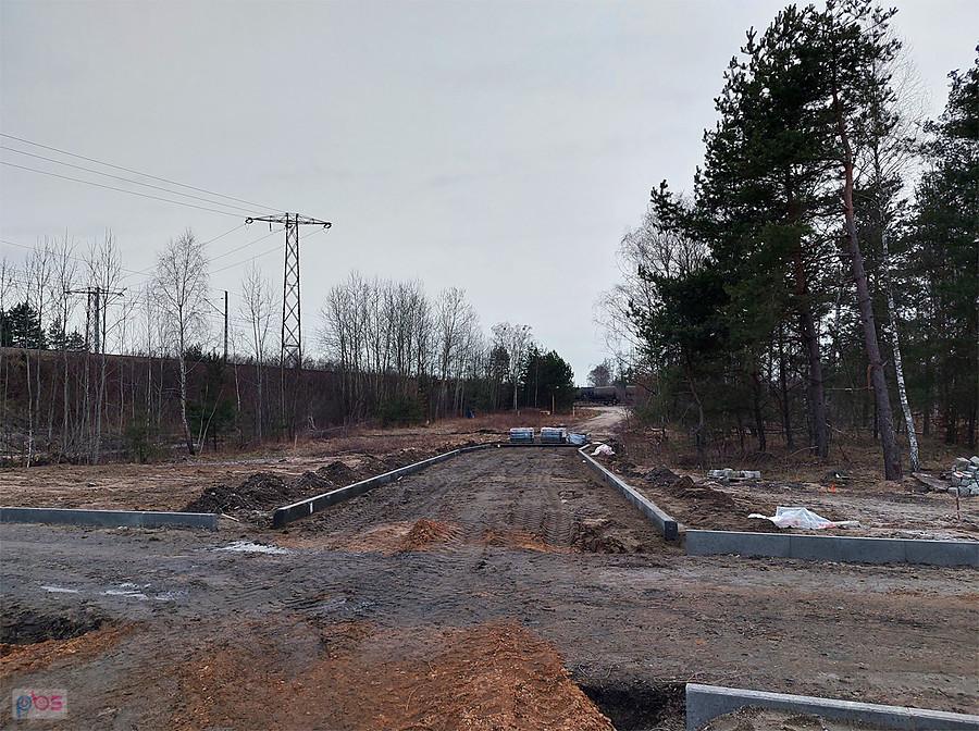 Częstochowa, stara droga przy przedłużeniu ul. Korfantego