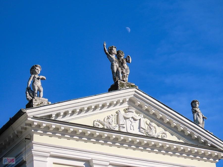 Cztery pory roku i herb Krasińskich, Ślepowron