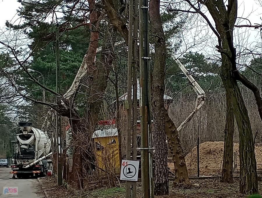 Plac budowy na Boernerowie