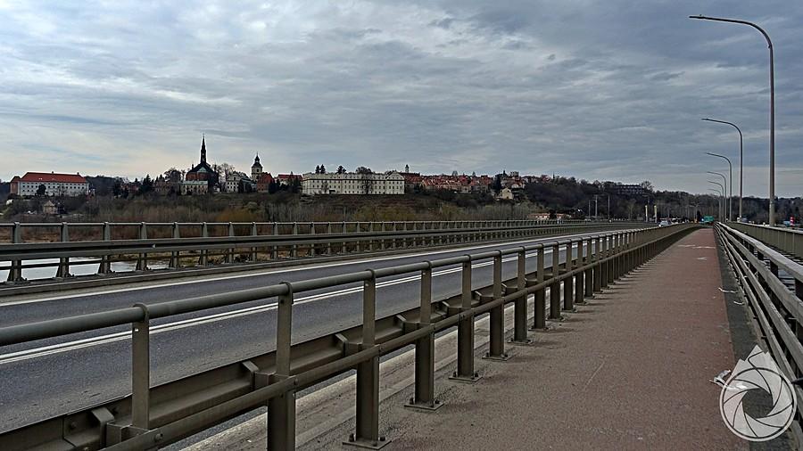 Sandomierz przez most wjazdowy