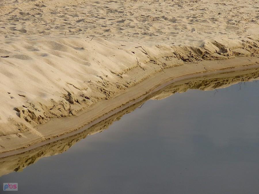 Na plaży jeszcze spokojnie