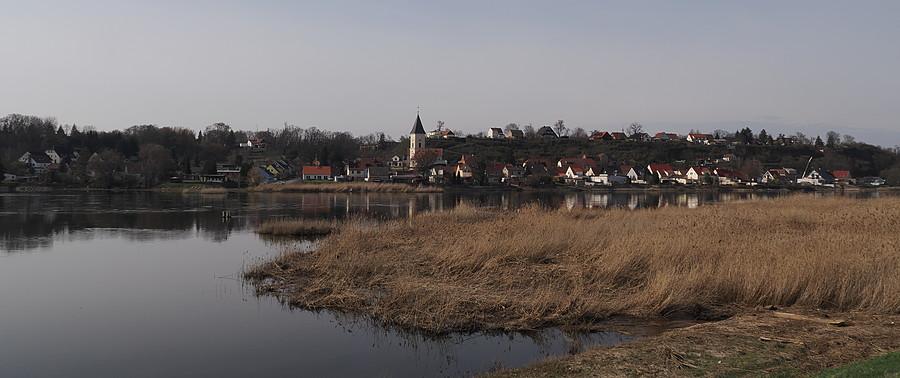 Odra i widok na Niemiecki Lebus