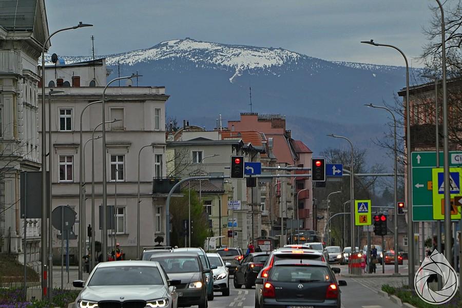 Jelenia z widokami w backgroundzie