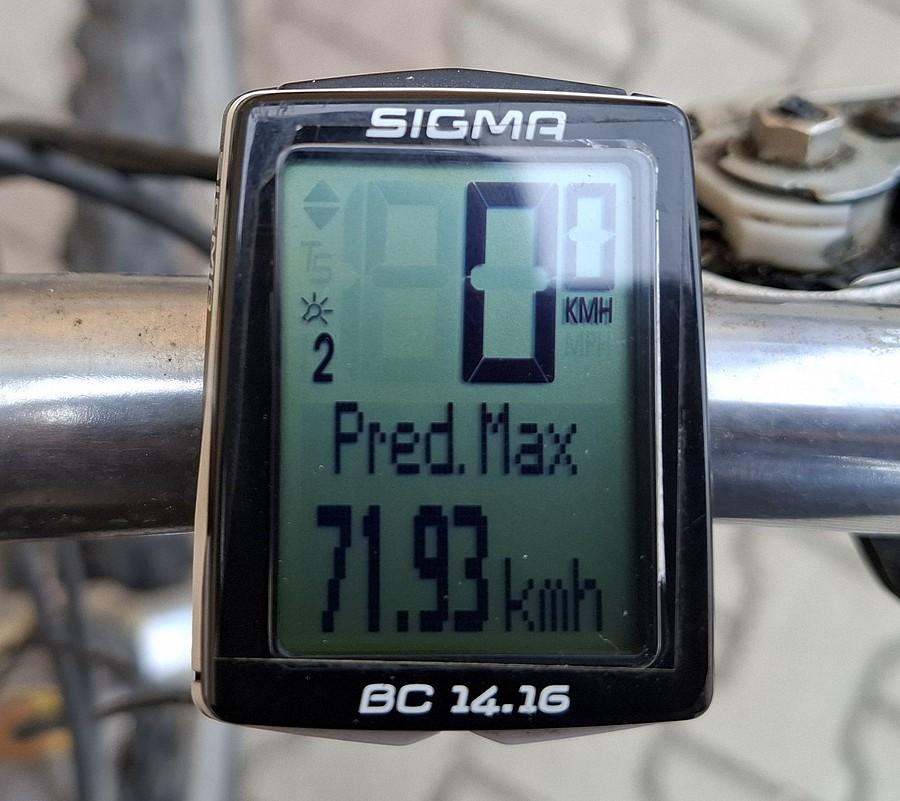 Dzisiejszy Vmax całkiem przyzwoity :)