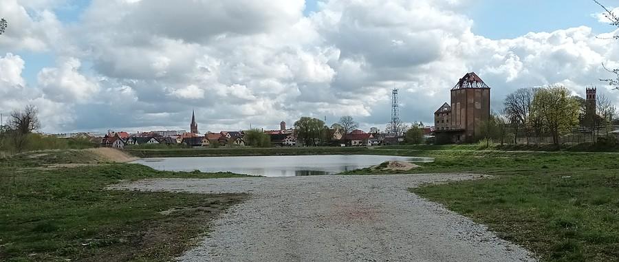 Panorama znad dawnego portu zimowego
