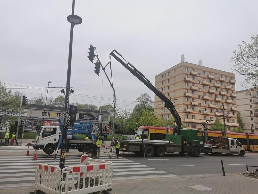 Nowa sygnalizacja na Grójeckiej